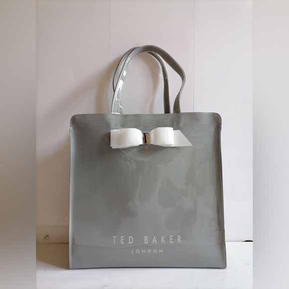 Ted Baker Grey Alacon Bow Bag - Picture 1 of 6